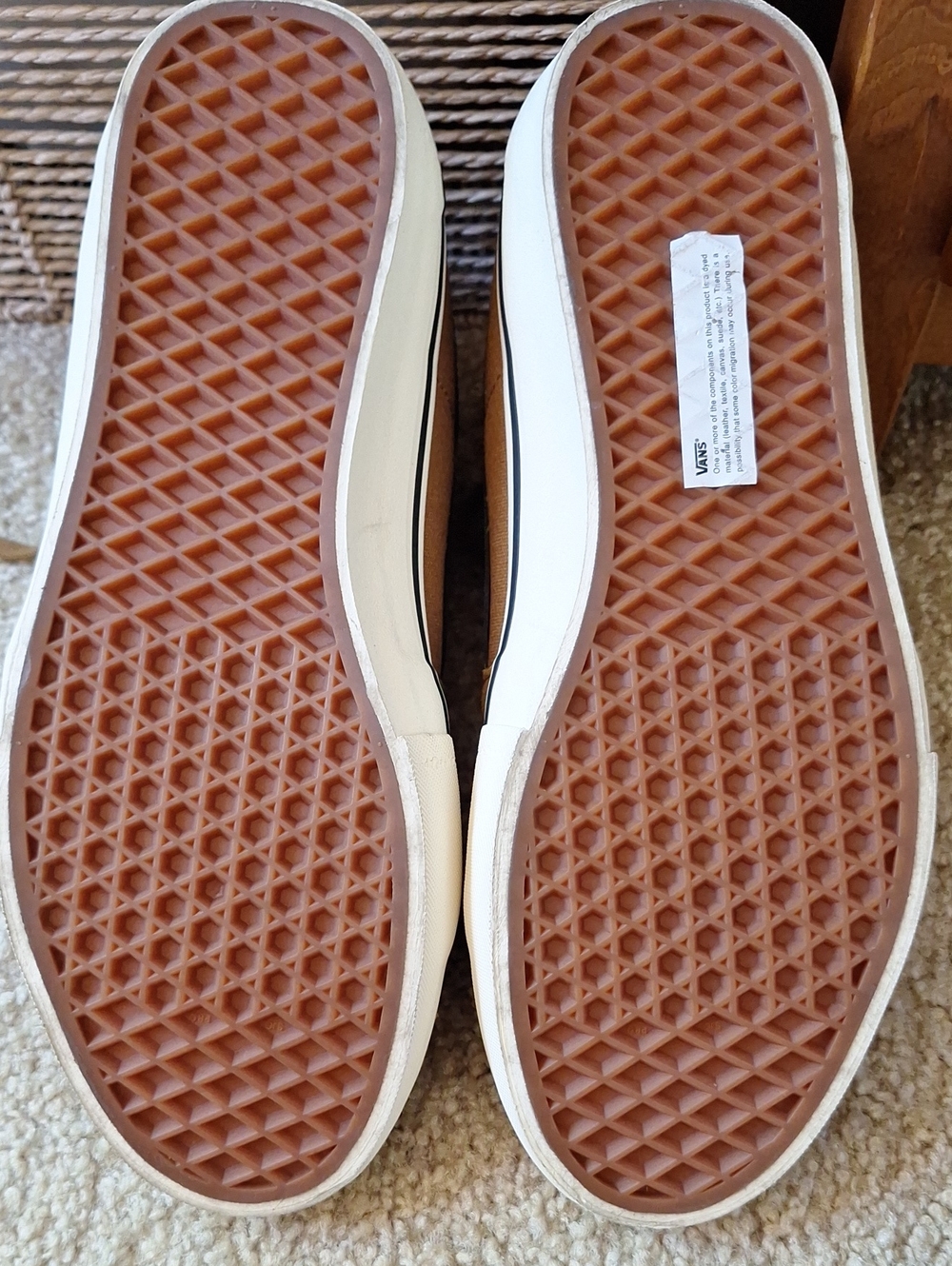 Vans Pro-Classics Men’s Brown Suede Skate Sneakers - Picture 6 of 7